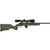 Howa M1100 17 HMR, 18" Heavy Threaded Barrel, HTI Green Stock, 10rd